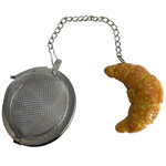 Boule à thé breloque croissant