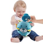 LUDI Balle d'éveil Ours - Diametre 20 cm