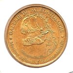 Mini médaille monnaie de paris 2007 - muséum national d’histoire naturelle (galerie de paléontologie)