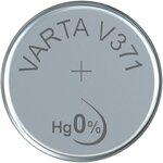 Blister 1 pile oxyde argent montres v371 (sr69) sr920sw 1 55 volt x 10 varta