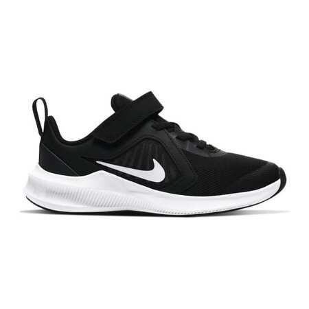 NIKE Baskets Downshifter 10 Noir/Blanc Enfant