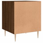 vidaXL Tables de chevet 2Pièces chêne marron 40x40x50cm bois d'ingénierie