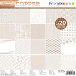 Bloc papier 30 cm Foil Cuivre 40 feuilles