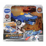 Vtech - switch & go dinos - oxor  super thérizinosaure (voiture de police)