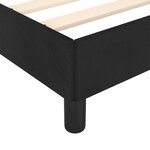 vidaXL Cadre de lit Noir 90x200 cm Velours
