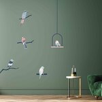 Sticker mural - Oiseaux Et branches