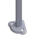vidaXL Tente de réception pliable avec 2 parois 2x2 m Acier Bleu