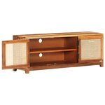 vidaXL Meuble TV 120x30x45 cm Bois de récupération massif