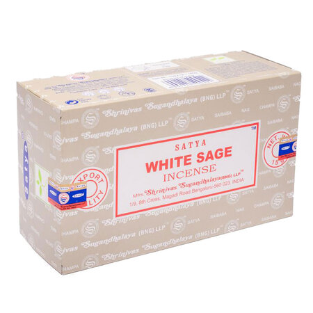 Encens nag champa sauge blanche - 12  boites de 15 grammes
