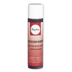 Couleur pour savon rouge feu Boite 10ml