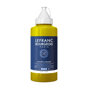 Peinture acrylique en bidon - ocre jaune - lefranc & bourgeois