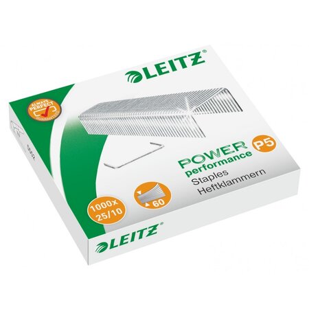 Leitz agrafes  no 25/10  contenu: 1.000 pièces  zingué