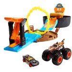 Hot wheels monster trucks coffret arene roue avec lanceur