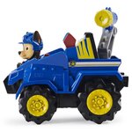 Pat patrouille - vehicule + figurine deluxe chase dino rescue paw patrol - 6059512 - voiture a remonter jeu jouet enfant 3 ans