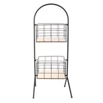 Desserte de rangement filaire 2 paniers