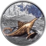 MAGICAL LAMP 1001 Nights 1 onces argent monnaie 5 Dollars Palau 2021