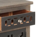 vidaXL Table de chevet 40x30x50 cm Bois de manguier massif