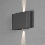 KONSTSMIDE Applique à LED Chieri 2x6W Anthracite