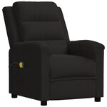vidaXL Fauteuil de massage Noir Velours