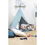 Badabulle Tipi Jungle pour Enfant Anti-UV FPS 50+ Matelas Waterproof Evolutif 100x100x120cm