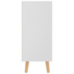 vidaXL Buffet Blanc 90x30x72 cm Bois d'ingénierie