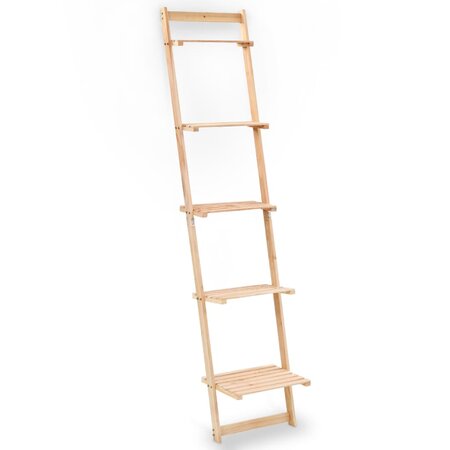 vidaXL Étagère murale échelle Bois de cèdre 41 5 x 30 x 176 cm