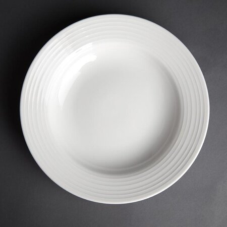 Assiettes à pâtes linear 310(ø)mm - lot de 6 - olympia -  - porcelaine