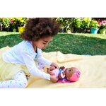My Garden Baby - Bébé Papillon Corail Boit et Fait Pipi, 30 cm, couche, vetements et ailes amovibles - Poupée / Poupon - Des 2 ans