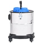 vidaXL Aspirateur à cendres et filtre HEPA 1200W 20 L Acier inoxydable