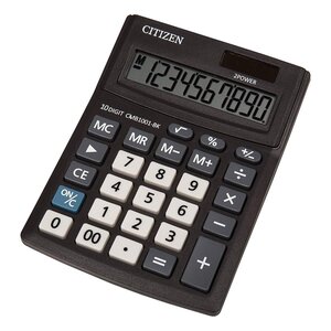 Calculatrice de table CMB 1001-BK,New Business Line semi noir CITIZEN