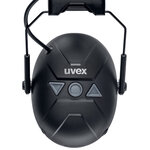 Uvex axess one - casque anti bruit actif bluetooth 31db noir