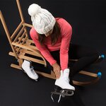 Nijdam patins de patinage artistique pour femmes classic pointure 37