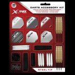 Xqmax darts kit d'accessoires fléchettes 90 pièces pointe acier 23g qd7000700