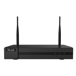 Kit vidéosurveillance WIFI 4 caméras full HD H265 micro intégré et vision de nuit 30 mètres IK-4142BH-MH/W HiLook by Hikvision