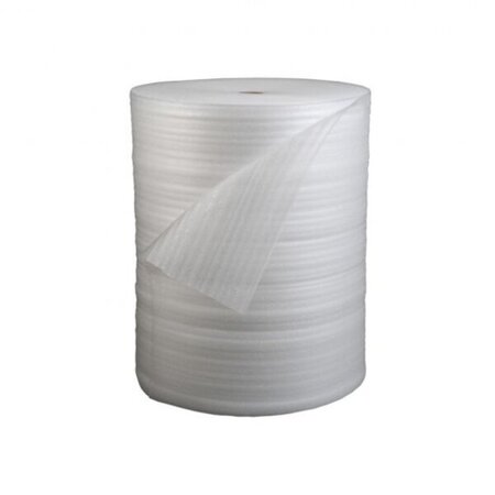 Lot de 2 rouleaux film feuilles de mousse - 50 cm x 500 m x 1 mm | papier mousse emballage déménagement