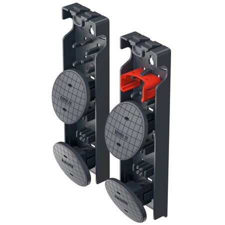 Hailo jeu de pieds de remplacement d'échelle easyclix garden m 9948-101