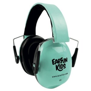Casque anti bruit pour enfants acoufun earfun kids  turquoise
