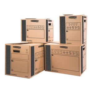 Caisse de transport à charge lourde fellowes – taille s - lot de 10 - bankers box