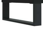 vidaXL Buffet haut Noir 69 5x34x180 cm Bois d'ingénierie
