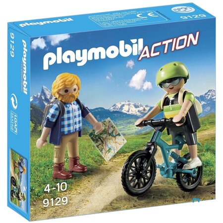 Playmobil 9129 action - randonneur et cycliste