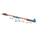 Hot Wheels Jeu de construction de pistes et voitures Speedway Hauler