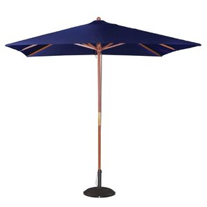 Parasol professionnel de terrasse carré de 2 5 m bleu marine - bolero -  - polyester 2500x2730mm