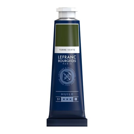 Peinture à l'huile en tube terre verte 40ml - lefranc & bourgeois