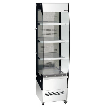 Vitrine réfrigérée murale rimi à 4 niveaux - 220 litres - bartscher - r290 - verre220 490x675x1742mm