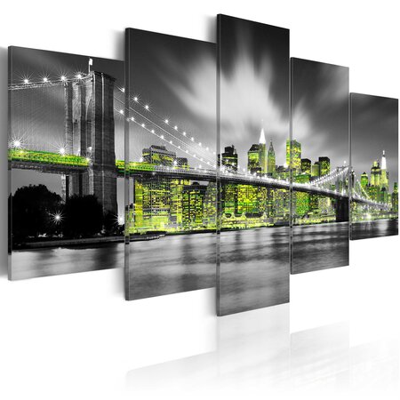Tableau - lime soul of new york l x h en cm 100x50