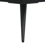 vidaXL Buffet haut Noir 34 5x34x180 cm Bois d'ingénierie