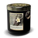 Jarre Bougie à la cire de soja Vanille Noire