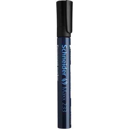 Marqueur permanent Aluminium Maxx 233 Pte Biseau 1-5 mm Noir SCHNEIDER