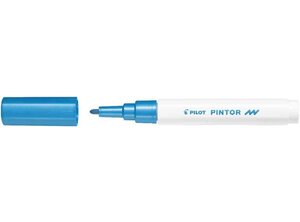 Marqueur à pigment pintor pointe fine bleu métal pilot