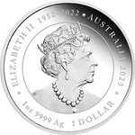 Pièce de monnaie en Argent 1 Dollar g 31.1 (1 oz) Millésime 2023 Quokka QUOKKA
